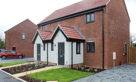 Photograph Of New Homes At Lavender Meadow