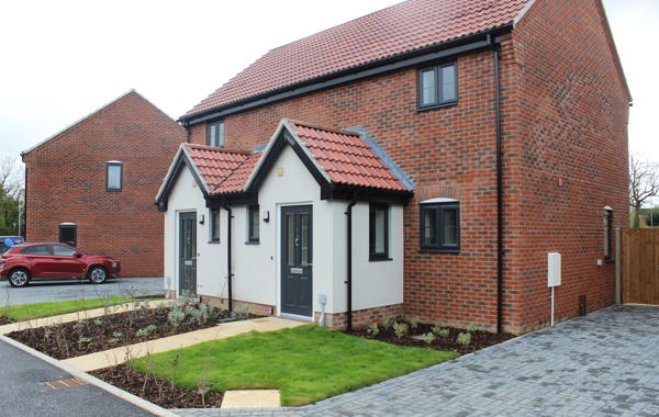 Photograph Of New Homes At Lavender Meadow