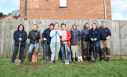 Saffron Staff, Local Councillors And Local Residents Plant Fruit Trees In Wymondham
